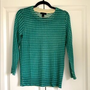 EUC JCrew Tippi Sweater in Plaid